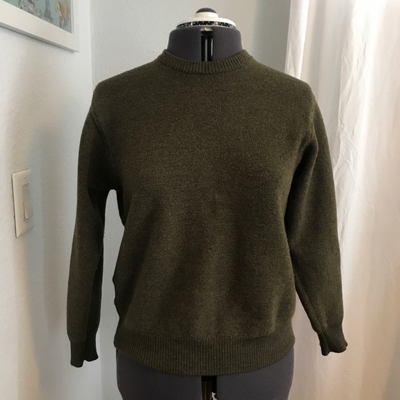 Damine brand Italian wool minimal crewneck sweater - Picture 2 of 6